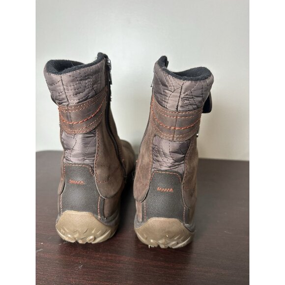 Merrell Dewbrook Brown Waterproof Insulated Boots Women Size 8 Active Heat - Picture 4 of 11